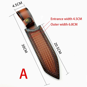Étui de couteau avec boucle en cuivre de qualité supérieure 1 pièce en cuir de vachette, lâche - Product Image 3