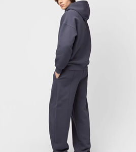 Meilleure qualité sur mesure hommes Streetwear survêtement à capuche couleur unie 100% coton polaire tissu personnalisé marque faite au Pakistan - Product Image 6