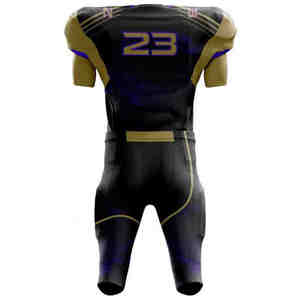 Maillot de football américain brodé OEM 100% uniformes en polyester de haute qualité pour les jeunes modèles de numéros vierges ensemble de hauts de sport pour les jeunes - Product Image 3