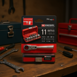 ชุดซ็อกเก็ตหกเหลี่ยมเฟคอม 1/4'' รุ่น R.180HX ชุด 11 ชิ้น - Product Image 3