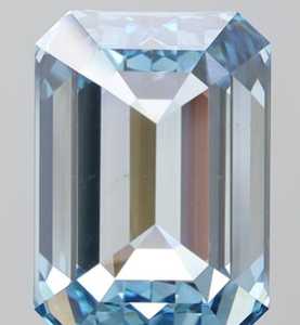 Émeraude la plus vendue 5.00 carat taille brillant Fancy Vivid Blue Lab Grown Diamond Loose IGI Certified VS1 Clarity - Product Image 3