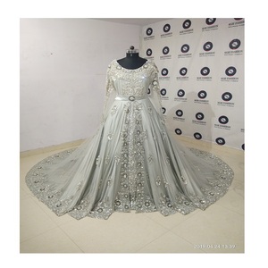 2019 Nouveaux modèles Caftan marocain Robe de mariée musulmane traditionnelle pour adultes - Product Image 1