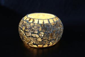 Porte-bougie en verre / Mosaïque votive pour la décoration de la maison |   Décoration de Diwali Décoration de la maison - Product Image 6