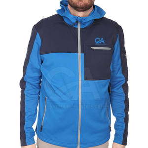 Randonnée Camping Voyage Veste Hiver Saison Hommes Softshell Hoodie Hommes Léger Softshell Panel Hoodie - Product Image 1