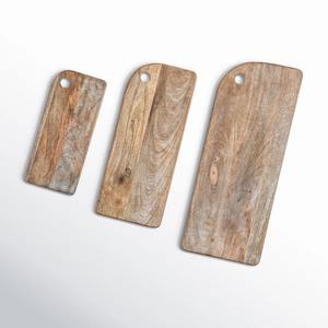 Planche à fromage rectangulaire en bois Justin - Product Image 1