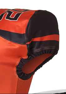 Uniforme de fútbol americano con sublimación de logotipo personalizado de calidad de materiales de alta calidad, ropa deportiva profesional con mangas cortas. - Product Image 3