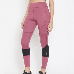 Precio de fábrica, mallas deportivas con estampado personalizado para mujer, cintura elástica, patrón sólido, tipo de cintura media, mallas para mujer, logotipo personalizado - Product Image 3