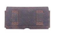 Étui de téléphone marron foncé vintage avec boucle de ceinture étui de téléphone portable fait à la main pochette de téléphone en cuir véritable pour le voyage