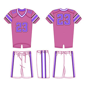 Uniforme Deportivo Transpirable de Manga Corta para Equipos, Uniforme de Fútbol Americano para Entrenamiento y Competencia - Product Image 1