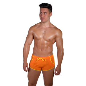 Shorts de sport pour hommes de style personnalisé, 70% polyester, 30% élasthanne, entraînement en plein air, alpinisme, séchage rapide, shorts de sport pour hommes - Product Image 4