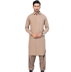 Traje Shalwar Kameez Pakistaní Hecho en Fábrica 2026, Transpirable, Venta al por Mayor, 100% Algodón, Traje Casual para Hombre - Product Image 1