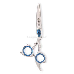 CISEAUX DE COUPE DE PRÉCISION PROFESSIONNELS POUR COIFFEURS, EN ACIER INOXYDABLE, AVEC VIS DE RÉGLAGE FIN, POUR SALON ET USAGE DOMESTIQUE, MARQUE DAVICON - Product Image 2