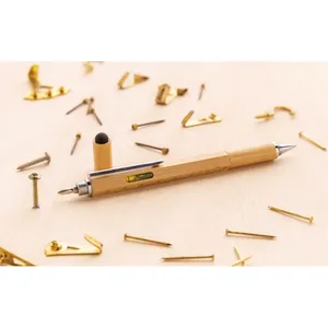Penna Multifunzione 5 in 1 in Bambù Ecologico - Product Image 2