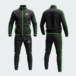 Meilleures ventes de vêtements décontractés, survêtements en gros, qualité supérieure, survêtement personnalisé à fermeture éclair de style hip-hop pour hommes - Product Image 2