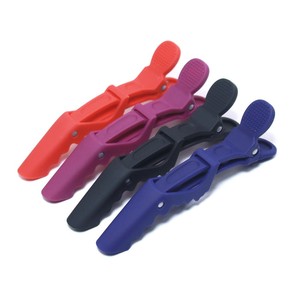 Pinzas de Pelo Antideslizantes Personalizables con Logotipo, Pinzas de Cocodrilo para Seccionar, Pinzas Multicolores con Diseño Articulado para Cabello Grueso - Product Image 3