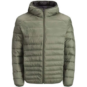 Blousons matelassés pour hommes 2026 – Personnalisation OEM, chauds, décontractés, style urbain, vêtements d'extérieur d'hiver, blouson matelassé zippé sur mesure pour homme - Product Image 5