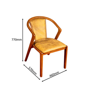 Tacasa Durable Modern Coffee <b>Table</b> 30*80 <b>Solid</b> <b>Wood</b> Rubber <b>Wood</b> <b>Top</b> 5-Legged Pedestal Cushioned Seat Walnut Color 12-Month - Product Image 3