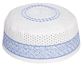 Gorros musulmanes de calidad premium para hombres oración musulmana tejida islámica musulmana Kufi tartán diseño oración gorras al por mayor - Product Image 3