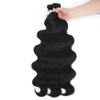 Extensiones de Cabello Sintético de Fibra Premium Resistentes al Calor, Super Largas de 26 Pulgadas, 200g, Onduladas, al por Mayor