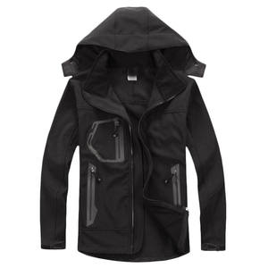 Vestes Softshell à impact élevé pour hommes Design de rue haute avec excellent col montant Matériau adapté à l'hiver OEM à faible taux - Product Image 1