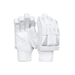 Guantes de Bateo Personalizables de Alta Calidad, con Agarre Cómodo, Hechos de Cuero Vacuno, para Entrenamiento de Cricket - Product Image 1