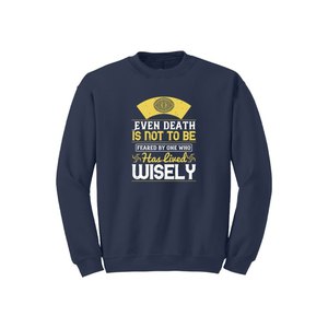 Sudadera de mezcla de algodón con estampado de temas de Buda, 12 opciones de color, estilo informal 260-280 GSM, colocación de diseño personalizable para invierno - Product Image 1
