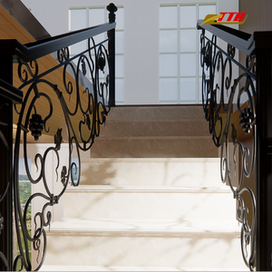 Luxury Iron <b>Stair</b> Railing Design with Premium <b>Stair</b> Parts, Artistic Metal Craftsmanship for Elegant Interior and Exterior Spaces - Product Image 6