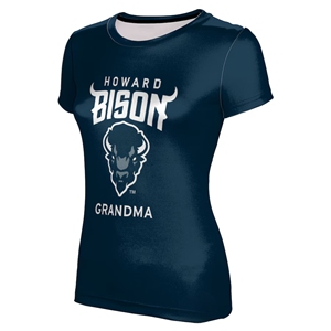 เสื้อยืดลาย Howard University grandma สำหรับครอบครัว hbcu ดีไซน์ด้านหน้าระบายอากาศได้ดี - Product Image 2