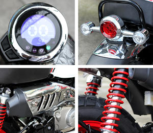 มอเตอร์ไซค์ความเร็วสูงสุด 80 กม./ชม. รุ่นใหม่ Gorilla Monkey Bike เครื่องยนต์สี่จังหวะ มินิ 125 ซีซี สำหรับผู้ใหญ่ - Product Image 3