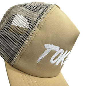 Gorras de camionero de 5 paneles con logotipo Tela de malla Bordado personalizado Hombres Sombrero de camionero de 5 paneles Elevate Play - Product Image 1