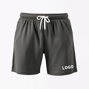 Short de survêtement en coton avec poches entraînement décontracté pantalon ample pour hommes course athlétique hommes 5 pouces entrejambe été Shorts hommes - Product Image 2