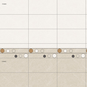 Azulejos de Pared de Cerámica Modernos ST36039/40 300x600mm Antideslizantes y Antibacterianos para Interiores, para Parques, Villas, Baños y Renovación del Hogar - Product Image 1