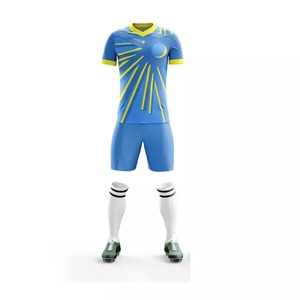 high quality OEM services <b>Football</b> Jersey Sport Training Kit Custom designs and logos breathable unisex Soccer Uniform - Product Image 6
