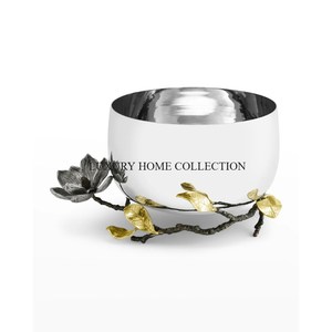 Handcrafted Premium Design <b>Metal</b> <b>Bowls</b> with Intricate Patterns Perfect for Elevating the Style of Your Dining Table Countertop - Product Image 5