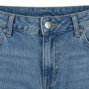 Pantalones Vaqueros Cargo Personalizados para Mujer, Nueva Moda, Estilo Urbano, Logotipo, Verano, Material Lavado Plano, Premium, Ropa Moderna para Damas - Product Image 4