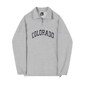 Wholesale Trendy Half <b>Zip</b> Collar Neck Sweatshirt for <b>Men</b> <b>Fleece</b> Cotton Custom Embroidery Print - Product Image 1