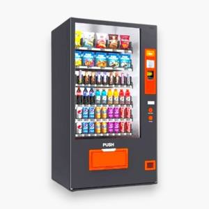 Máquina Expendedora Refrigerada de Bebidas y Aperitivos Fácil de Usar, Acepta Billetes - Product Image 1