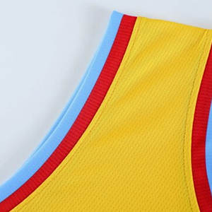 Venta caliente uniforme de baloncesto sin mangas logotipo personalizado diseño transpirable para Unisex para uniforme de baloncesto deportivo de verano - Product Image 2