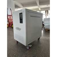Stabilisateur de tension monophasé 50 kVA 220 V CA SVC à servomoteur, AVR entièrement en cuivre pour centre de données