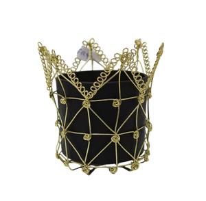 Bougeoir votif décoratif classique en fer/verre bougeoir en argent pour la maison décorative faite à la main personnalisée en vrac - Product Image 3