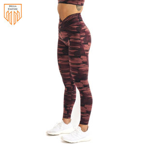 Leggings de compression pour femmes OEM taille haute sur mesure meilleure qualité vêtements de yoga sublimés équipement de gymnastique respirant - Product Image 2