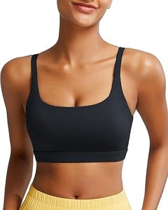 Ropa de Yoga Transpirable de Primera Calidad New Look, Sujetador Deportivo Simple de Alta Sujeción para Mujer con Logotipo Frontal Personalizado en Color Spandex/Nailon - Product Image 4