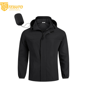 Venta al por mayor de alta calidad ligero de los hombres cortavientos chaqueta Softshell chaqueta transpirable deporte al aire libre cortavientos chaquetas de montaña - Product Image 6