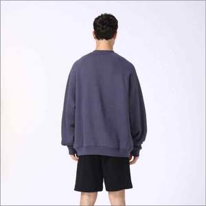 Sudadera estampada personalizada bordada 330G algodón cuello redondo ecológica Regular Fit pulóver para hombres y mujeres temporada de otoño - Product Image 5