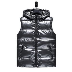 Doudoune personnalisée hommes hiver bulle rembourré doudoune hommes vestes 2023 sans manches doudounes premium - Product Image 2