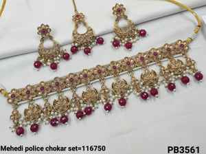 สร้อยคอชุบทองโบราณสวยงามลูกบาศก์เพทายคริสตัลตุ้งติ้งตุ้งติ้งเครื่องประดับสร้อยคอแต่งงานพร้อมต่างหูสำหรับผู้หญิง - Product Image 4