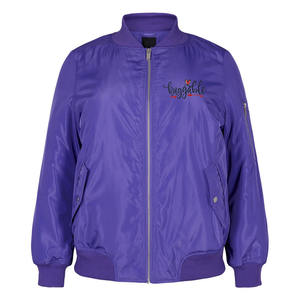 Manteaux de printemps personnalisés coupe ajustée pour femmes blouson d'aviateur respirant de grande taille pour femmes vestes en jean pour femmes - Product Image 4