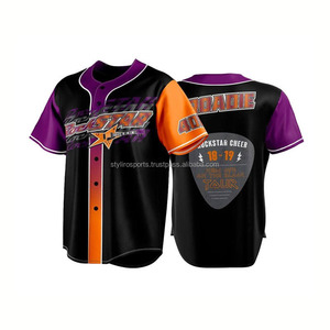 Jersey de béisbol americano personalizado para hombre de alta calidad, ropa deportiva personalizada, nombre, número, uniforme de béisbol cosido impreso personalizado - Product Image 1