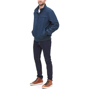 Veste bomber de haute qualité avec logo personnalisé, col montant, écologique, pour homme, en tissu canvas et matériaux de qualité supérieure, vêtement décontracté - Product Image 4