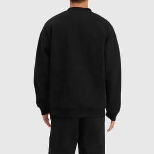 เสื้อสเวตเชิ้ตผู้ชายคอวี ผ้าฟลีซ ปี 2025 ผ้าฝ้าย 100% เป็นมิตรกับสิ่งแวดล้อม กันลม สำหรับฤดูใบไม้ร่วง บริการ OEM ตัดเย็บตามสั่ง แขนปกติ - Product Image 4